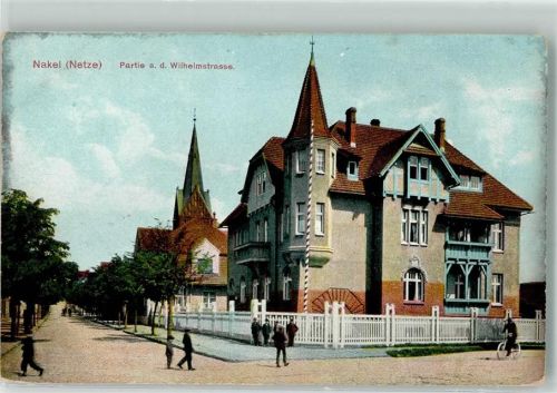 Nakel Naklo nad Notecia 1917 - Wilhelmstraße Fahrrad