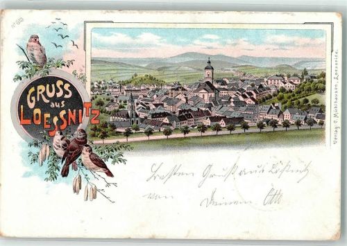 08294 O9407 Lößnitz 1899 - Singvögel