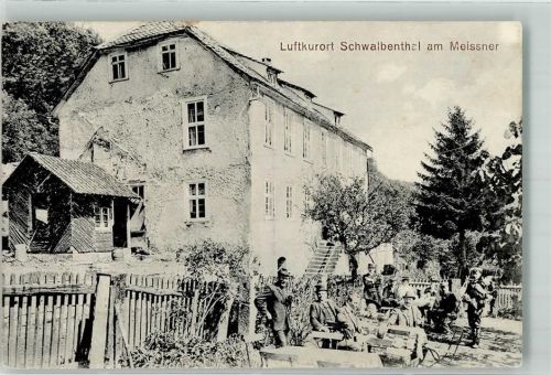 Schwalbenthal 1911 Gasthaus Schwalbental Gartenwirtschaft