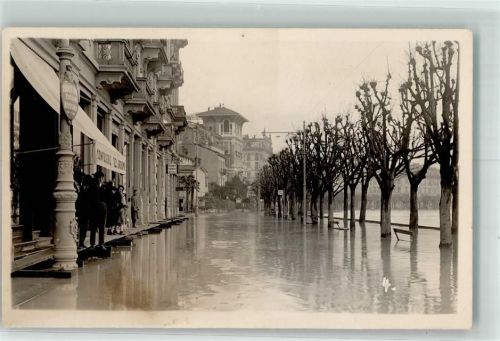 San Lugano Hochwasser Katastrophe Ort handschriftlich