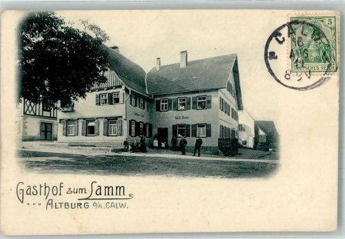 Altburg 1911 Gasthaus zum Lamm