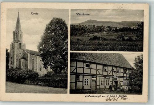 Wiershausen Posthilfstelle Wiershausen Gasthaus Müller Simon und Judas-Kirche