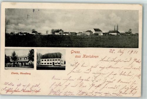 Karlskron 1901 Eberle Handlung