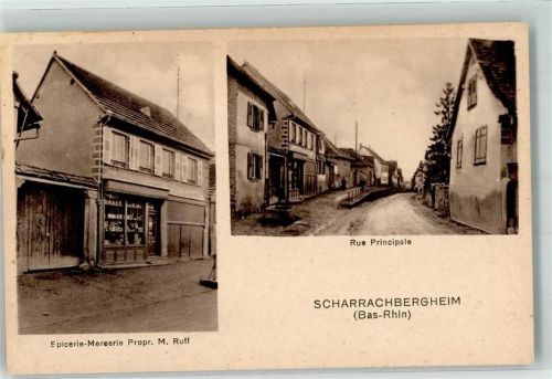 Scharrachbergheim-Irmstett Geschäft Mercere Prop. Ruff Rue Principale