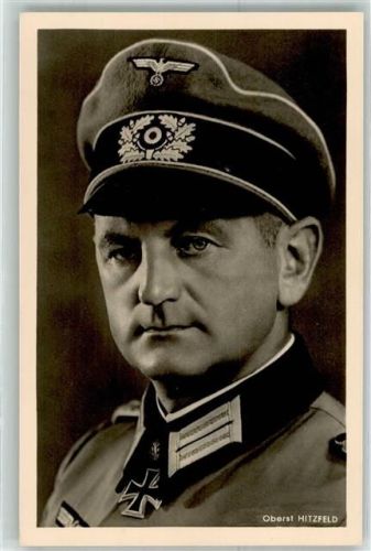 Oberst Hitzfeld , Photo Hoffmann R 71