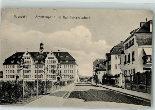 95444 W8580 Bayreuth - Schützenplatz Kgl. Oberrealschule