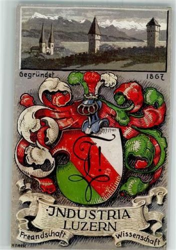 Luzern 1917 Industria sign. Krach