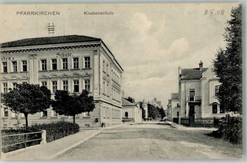 Pfarrkirchen 1908 Knabenschule