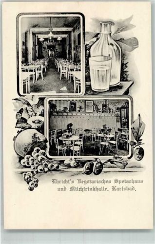 Karlovy Vary Gasthaus Ehrich Vegetarisch und Milchtrinkhalle Leim löst sich