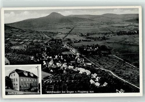 Mühlhausen-Ehingen Fliegeraufnahme Gasthaus Zum Löwen