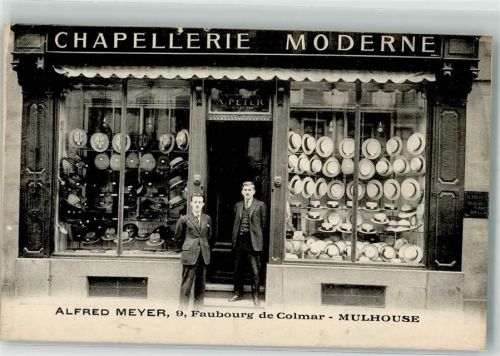 Mulhouse Mode Hüte Geschäft Alfred Meyer