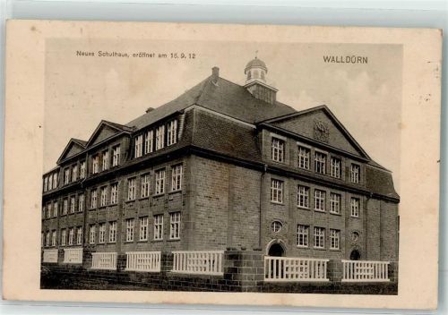 Walldürn 1914 Neues Schulhaus Eröffnung 16. September 1912