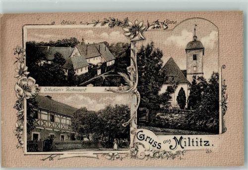 Miltitz Dorfkirche Gasthaus Wustlich