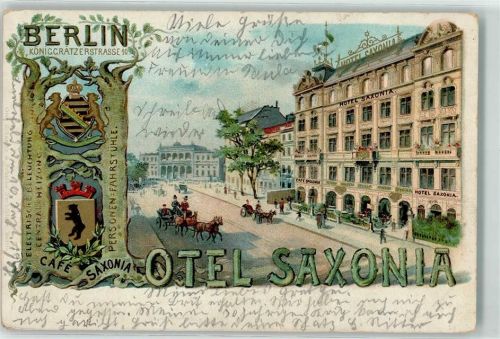Kreuzberg Hotel Saxonia Cafe Saxonia