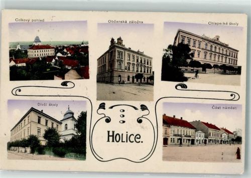Holice 1915 Holic Kredit Genossenschaft Jungenschule