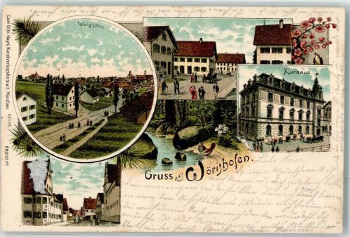 Bad Wörishofen 1897 Kurhaus Dorfstraße Singvögel