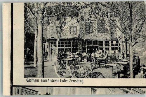 Zensberg Gasthaus zum Andreas Hofer Fehldruck