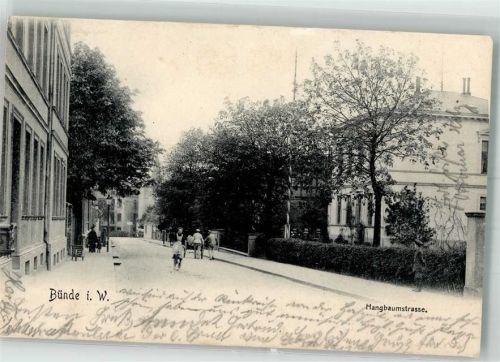 Bünde 1904 Hangbaumstraße