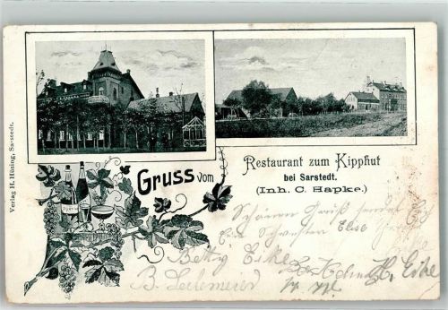 Sarstedt 1902 Gasthaus zum Kipphut