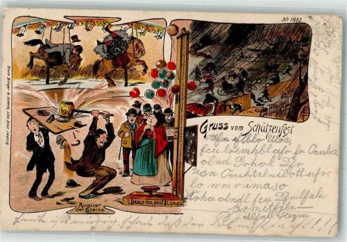 1903 Nr. 1882 Verlag Bruno Bürger u. Ottillie Hau den Lukas Humor