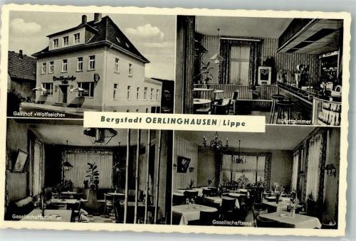Oerlinghausen Gasthaus Wolfseiche Gaststube Spielautomat Gesellschaftzimmer