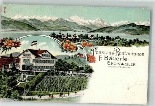 Enzisweiler Bahnhof-Hotel Bäuerle Bodensee Alpen
