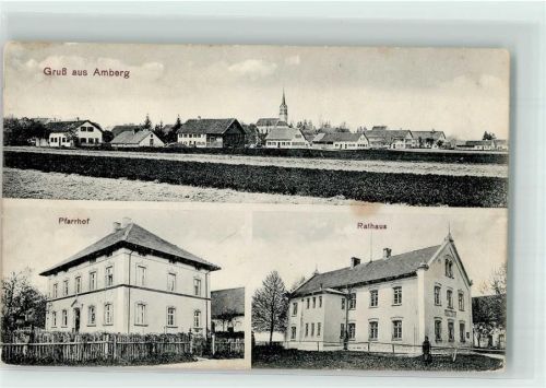 Amberg Pfarrhof Rathaus