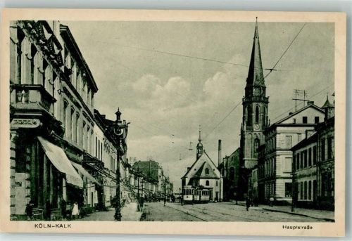 50667 W5000 Köln Kalk 802 - Hauptstraße Straßenbahn St. Marien-Kirche