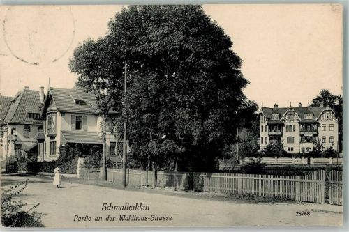 Schmalkalden 1910 An der Waldhaus-Straße