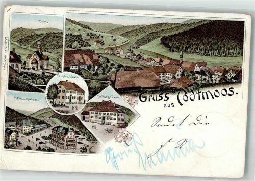 Todtmoos 1898 Pension Löwen Hotel & Kurhaus Gasthaus zum Löwen