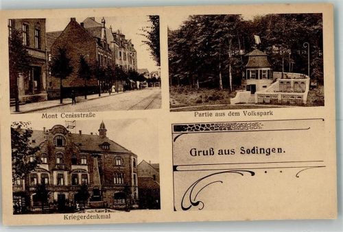 Sodingen Kriegerdenkmal Mont Cenisstra0e Im Volkspark