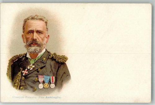 Napoli 1900 Giuseppe Palumbo mit Orden Vice Ammiraglio Marineminister