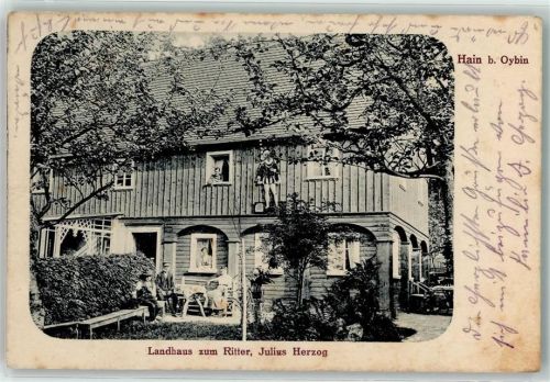 02797 O8806 Hain b Zittau 1920 - Landaus zum Ritter