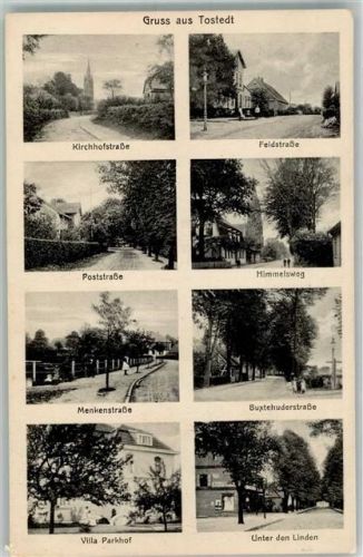 21259 W2111 Tostedt 1917 - Kirchhofstraße Feldstraße Buxtehuderstraße