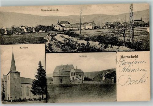 Morscheid Kirche Schule Feldweg