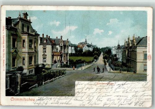 Crimmitschau 1904 Lindenstraße Villen