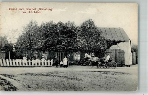 Niebüll Gasthaus Karlsburg Kutsche Fahrrad