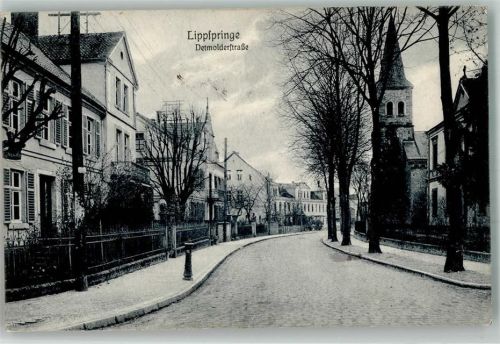 Bad Lippspringe 1910 Detmolderstraße Villen Ev. Kirche