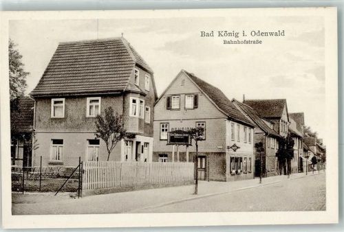 Bad König Bahnhofstraße Pension Laub Cafe