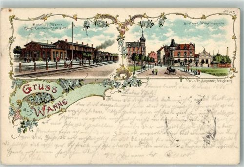Wanne 1898 Bahnhof Soolbad Wilhelmsquelle