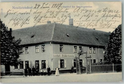 99192 O5103 Neudietendorf 1907 - Gasthaus d. Brüdergemeinde