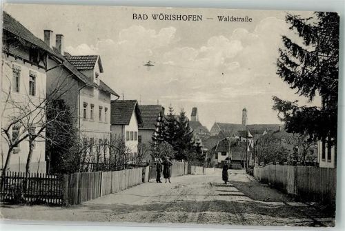 Bad Wörishofen Waldstraße Inflationsporto 1,50 Reichsmark