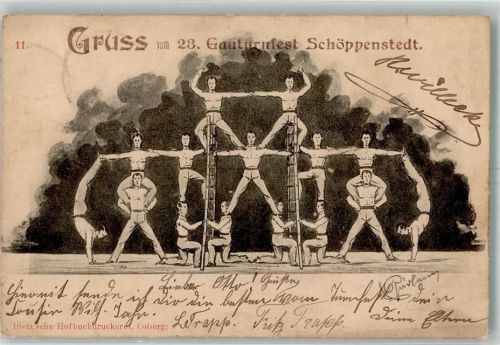 Schöppenstedt 1900 23. Gauturnfest Schöppenstedt Turner