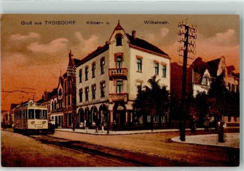 Troisdorf Kölner- und Wilhelmstraße Straßenbahn