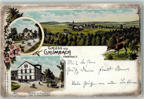 Grumbach Gasthaus zu Grumbach Ortsbehörde Rehe