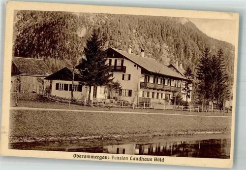 Oberammergau 1925 Pension Landhaus Böld