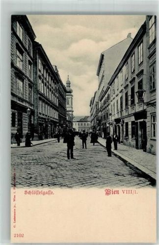 1080 Wien 8. Bezirk, Josefstadt Foto AK Schlösselgasse