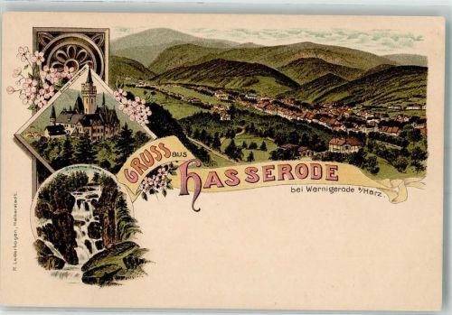 Hasserode Steinerne Renne Schloß Wernigerode
