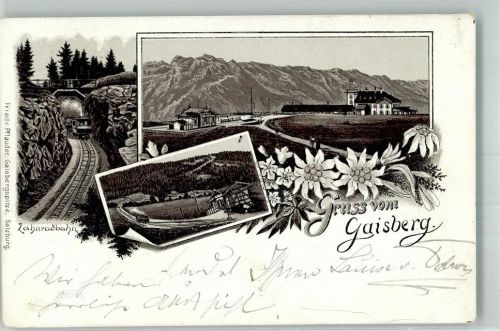 Salzburg 1898 Zahnradbahn Hotel Gaisberg