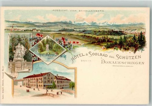Donaueschingen Schellenberg Hotel zum Schützen Donau-Pfalz